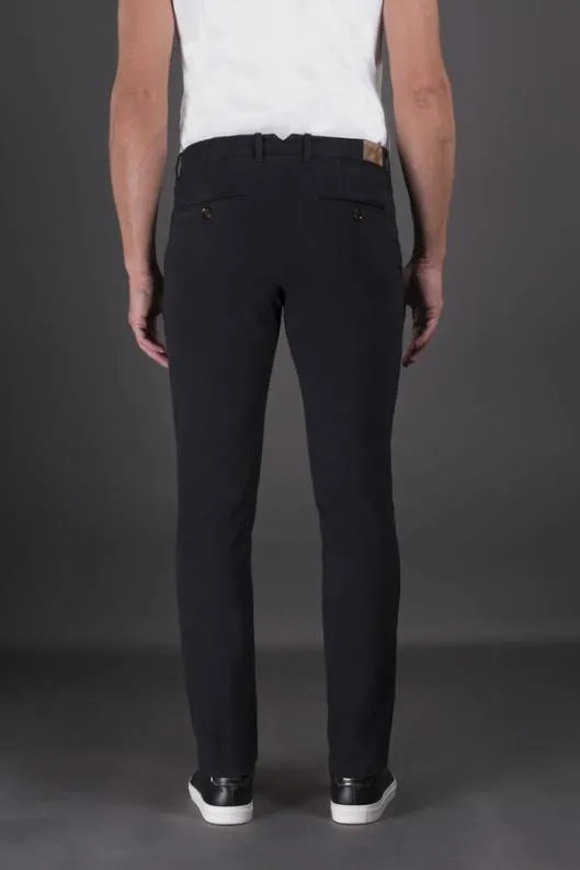 MooRER Pants Men LEVANZOARM Navy