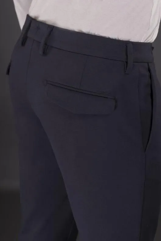 MooRER Pants Men NIGELJ Navy