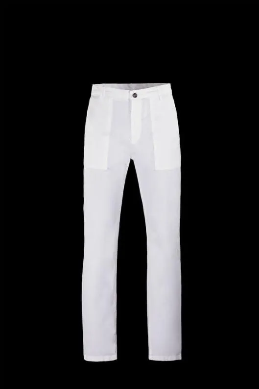 MooRER Pants Men NILESPFG Bianco