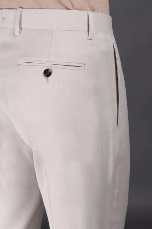 MooRER Pants Men VIESTEW3 Avorio