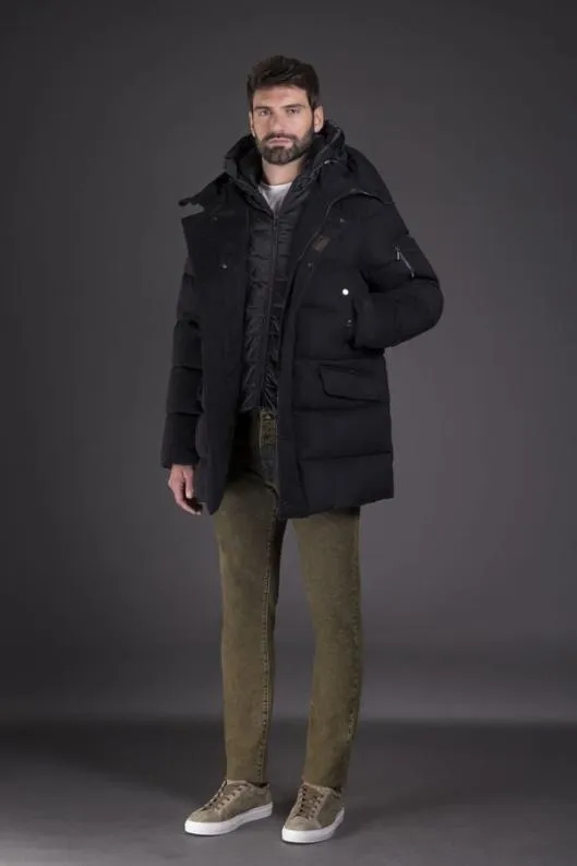 MooRER Parka Men GRIMAIL Bluscuro