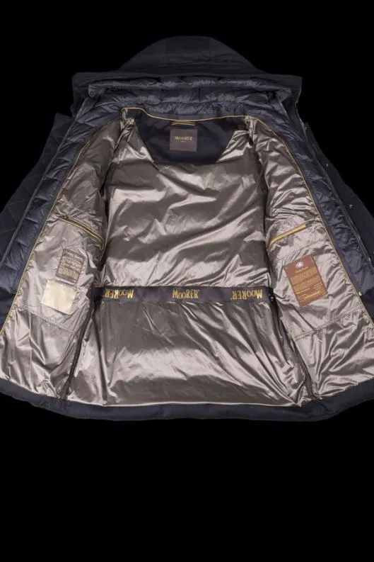 MooRER Parka Men GRIMAIL Bluscuro
