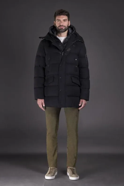 MooRER Parka Men GRIMAIL Bluscuro