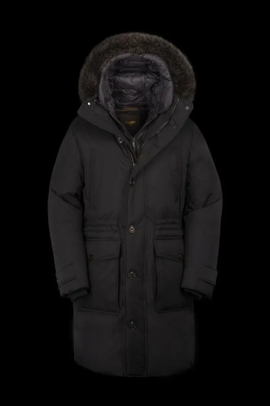 MooRER Parka Men HELSINKYADS Nero