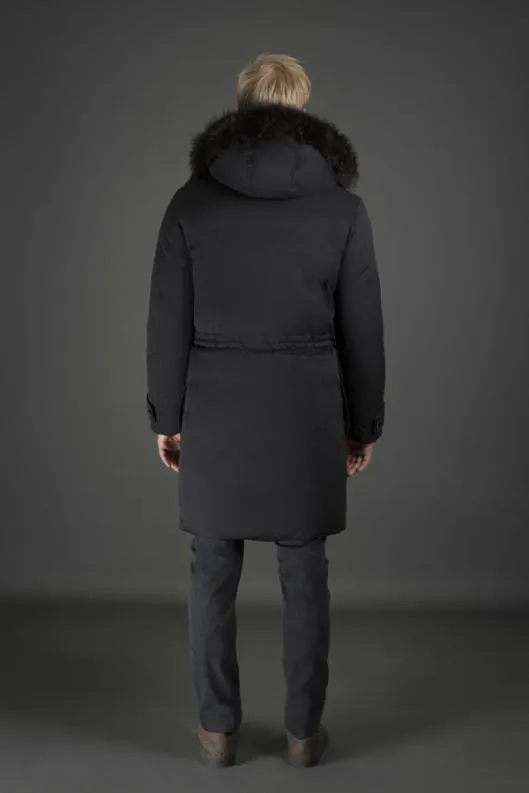 MooRER Parka Men HELSINKYADS Nero
