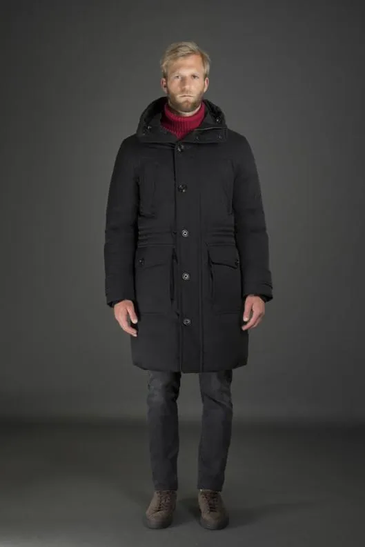 MooRER Parka Men HELSINKYADS Nero