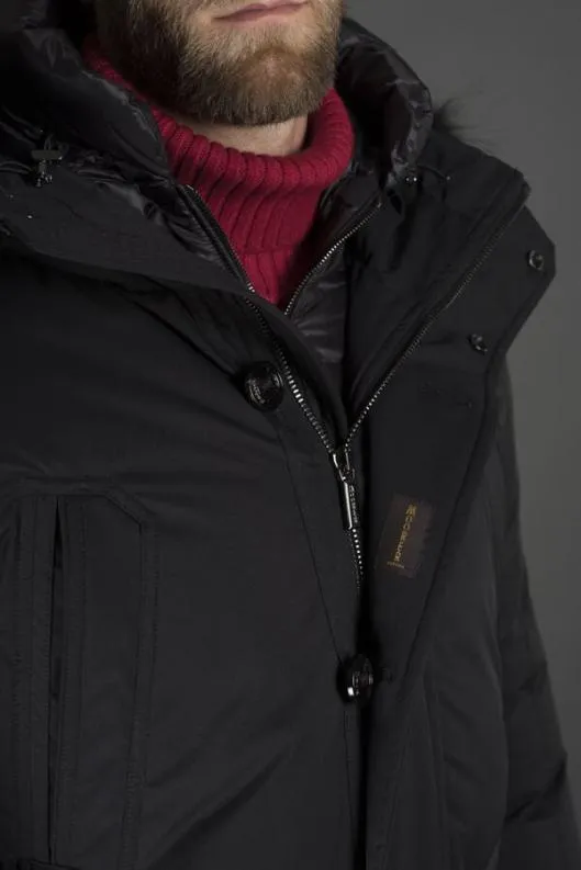 MooRER Parka Men HELSINKYADS Nero