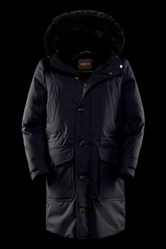 MooRER Parka Men SAPPOROGF Dark Blu