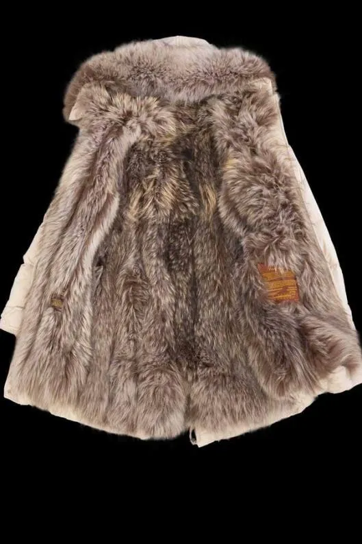 MooRER Parka Women ZENOBIAOS Stone