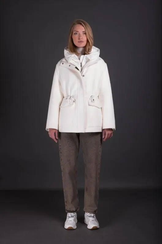 MooRER Parka Women ZERMATTLAP Bianco