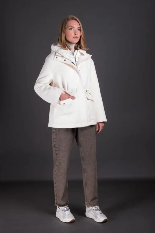 MooRER Parka Women ZERMATTLAP Bianco