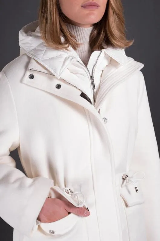MooRER Parka Women ZERMATTLAP Bianco