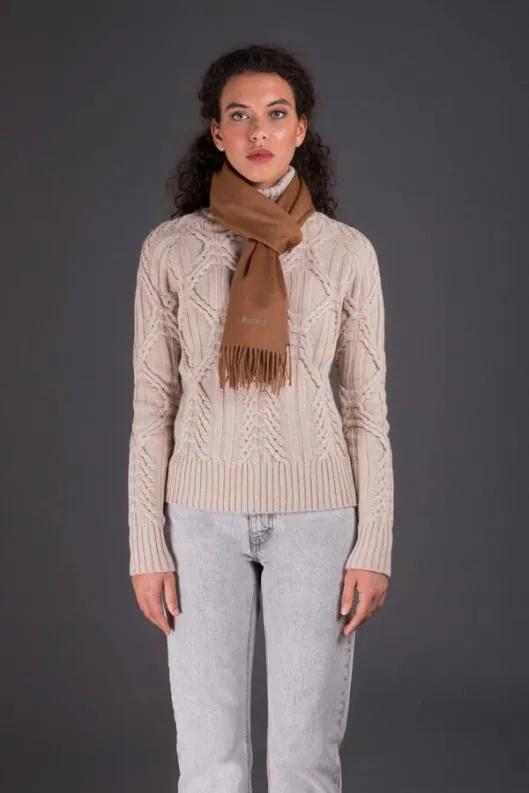 MooRER Scarves And Gloves WomenMen LEROYVI3 Naturale