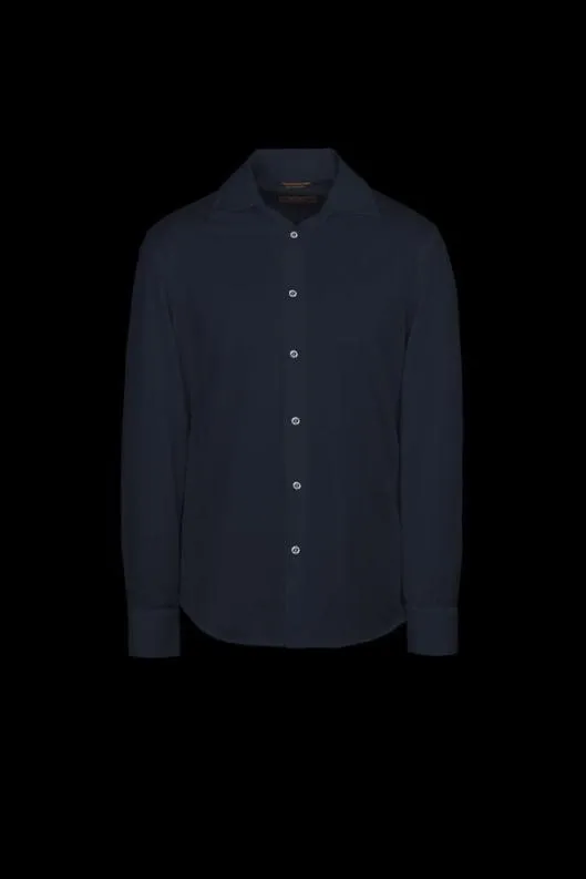 MooRER Shirts Men MONTALCINOJCL Blu Navy