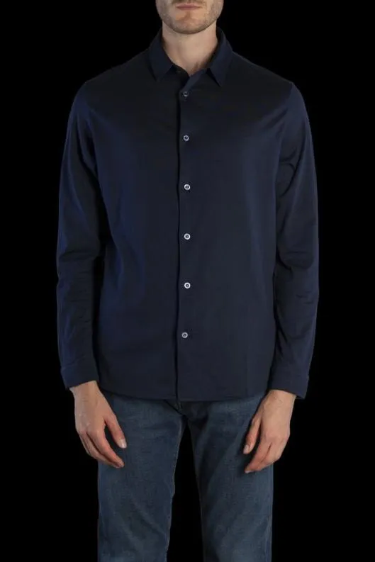 MooRER Shirts Men MONTALCINOJCL Blu Navy