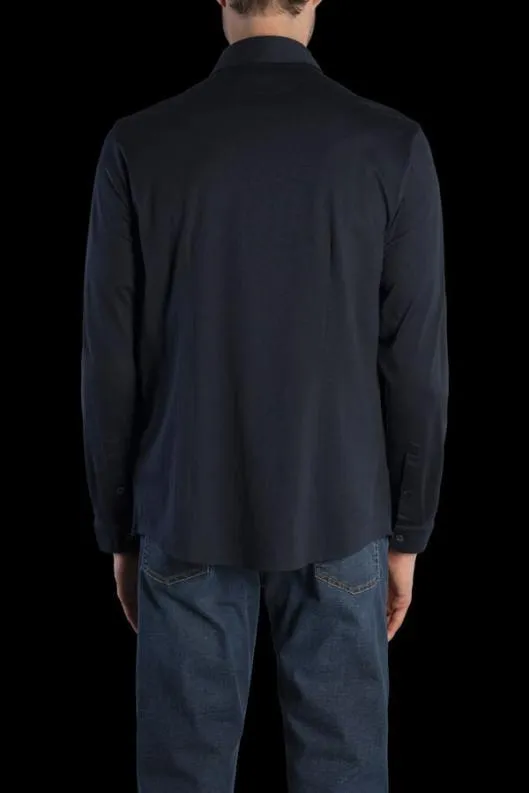 MooRER Shirts Men MONTALCINOJCL Blu Navy
