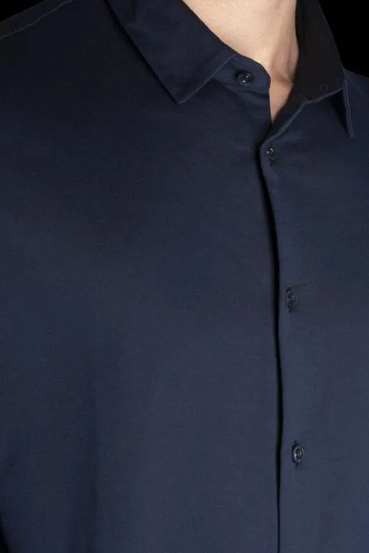 MooRER Shirts Men MONTALCINOJCL Blu Navy