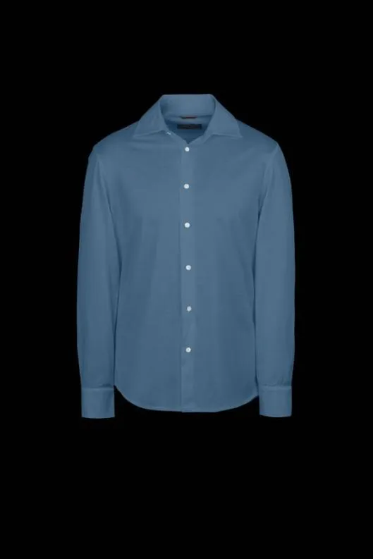 MooRER Shirts Men MONTALCINOJCL Indaco