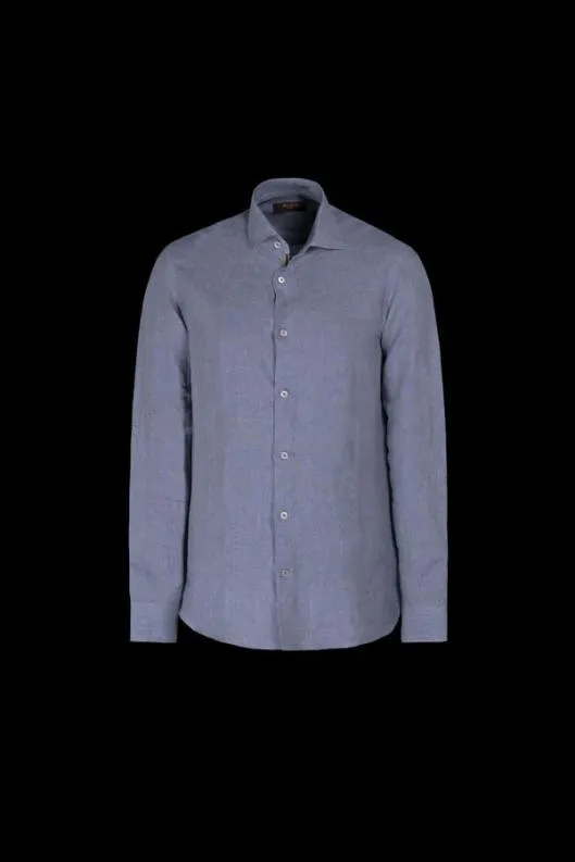 MooRER Shirts Men ROMANHR Lightdenim