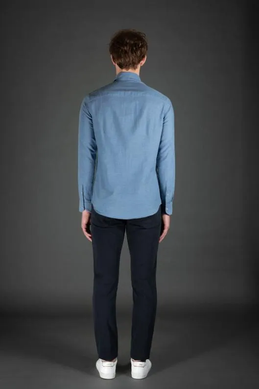 MooRER Shirts Men SORRENTOFML Sky