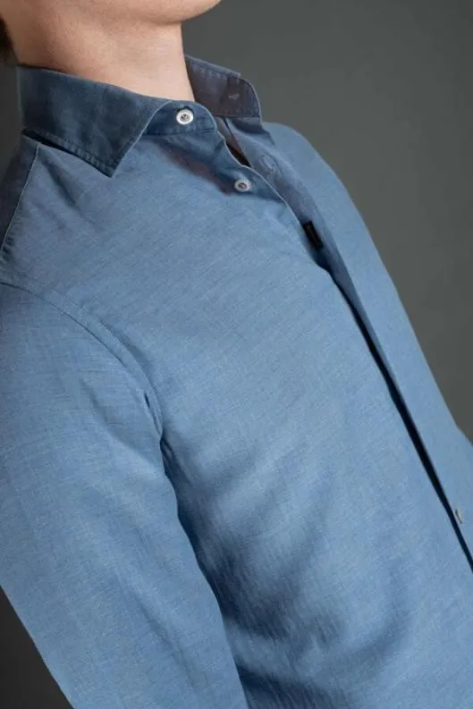 MooRER Shirts Men SORRENTOFML Sky
