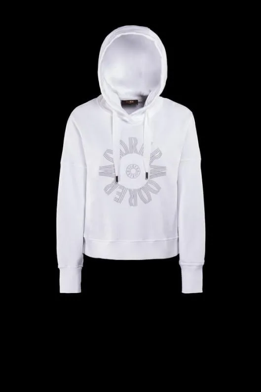 MooRER Sweats And Tshirts Women DAMLASFT Bianco