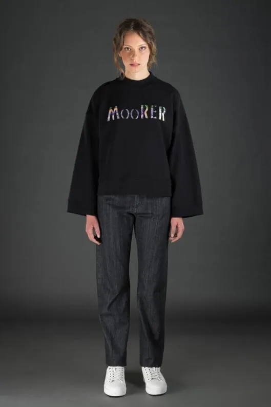 MooRER Sweats And Tshirts Women LIPSIADPF Nero