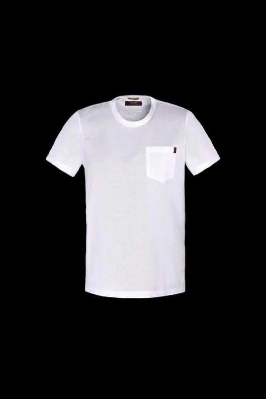 MooRER Tshirts And Polos Men BRUZIOJCL Bianco