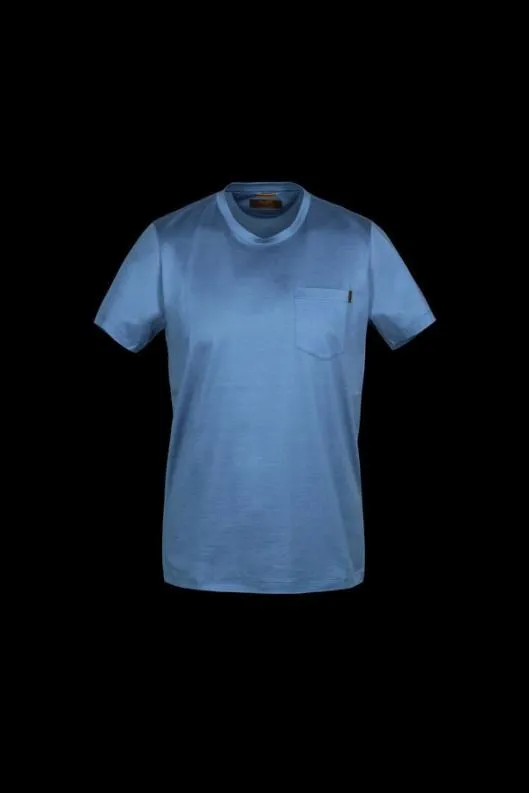 MooRER Tshirts And Polos Men BRUZIOJCL Indaco
