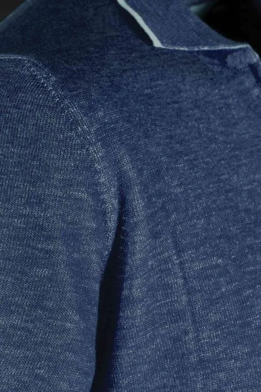 MooRER Tshirts And Polos Men COTYVCR Navy Blu
