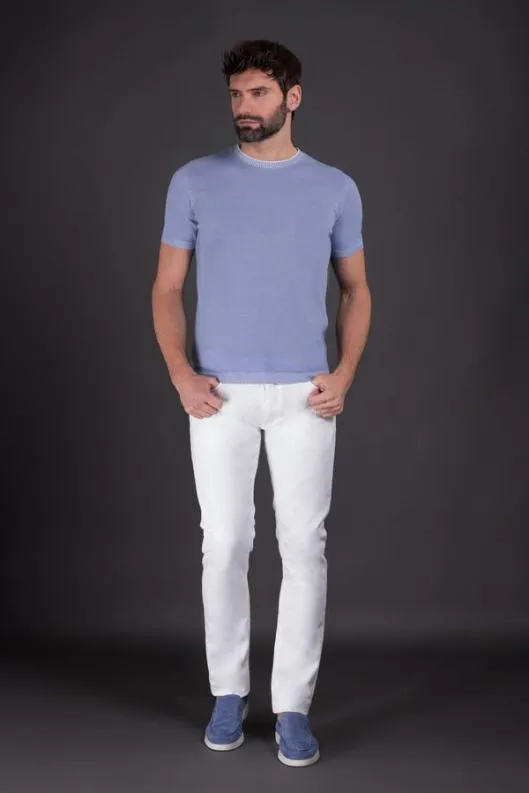MooRER Tshirts And Polos Men JUDEVCR Azzurro
