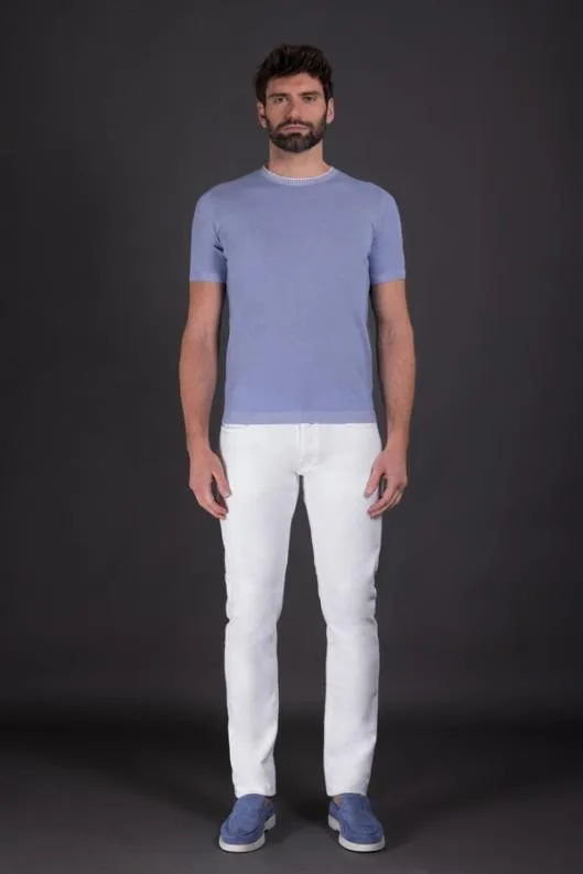 MooRER Tshirts And Polos Men JUDEVCR Azzurro