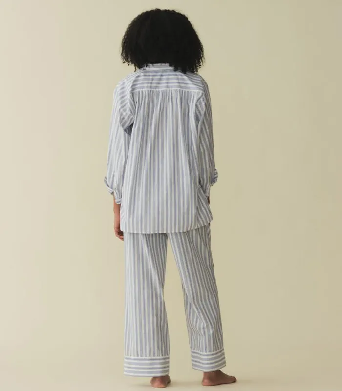 MORGAN PANT Indigo Sorrento Stripe Shop DEN Pants and Shorts