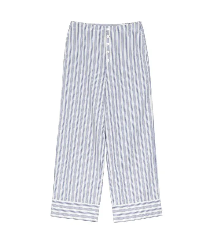 MORGAN PANT Indigo Sorrento Stripe Shop DEN Pants and Shorts