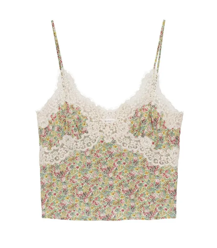 NERIA TOP Chrysanthemum Sky Floral Shop DEN Tops