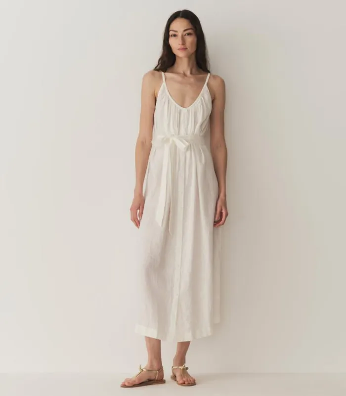 NEVITA LINEN DRESS Salt Shop DEN Dresses