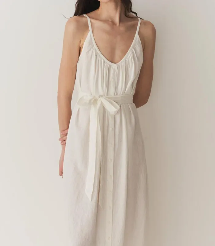 NEVITA LINEN DRESS Salt Shop DEN Dresses