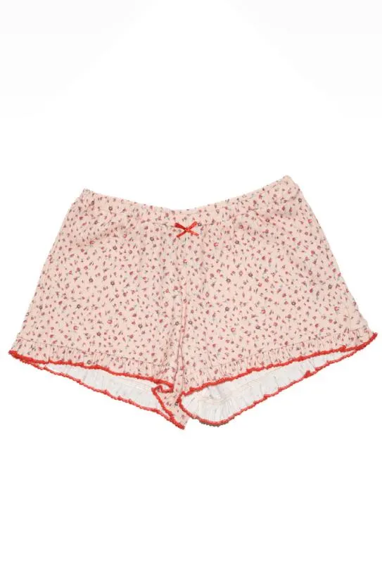 Nightwear Women Damson Madder Rose Print Short