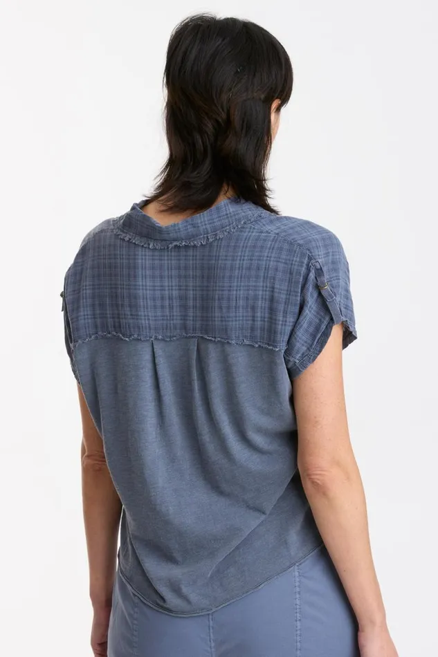 Ninette ButtonUp Top Hypnotic Pigment Clothing XCVI ShirtsBlouses