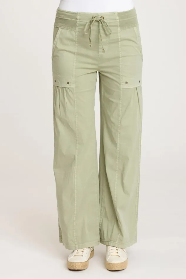 Nisha Wide Leg Limescent Pigment Clothing XCVI Pants