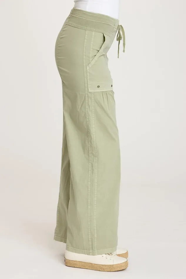 Nisha Wide Leg Limescent Pigment Clothing XCVI Pants