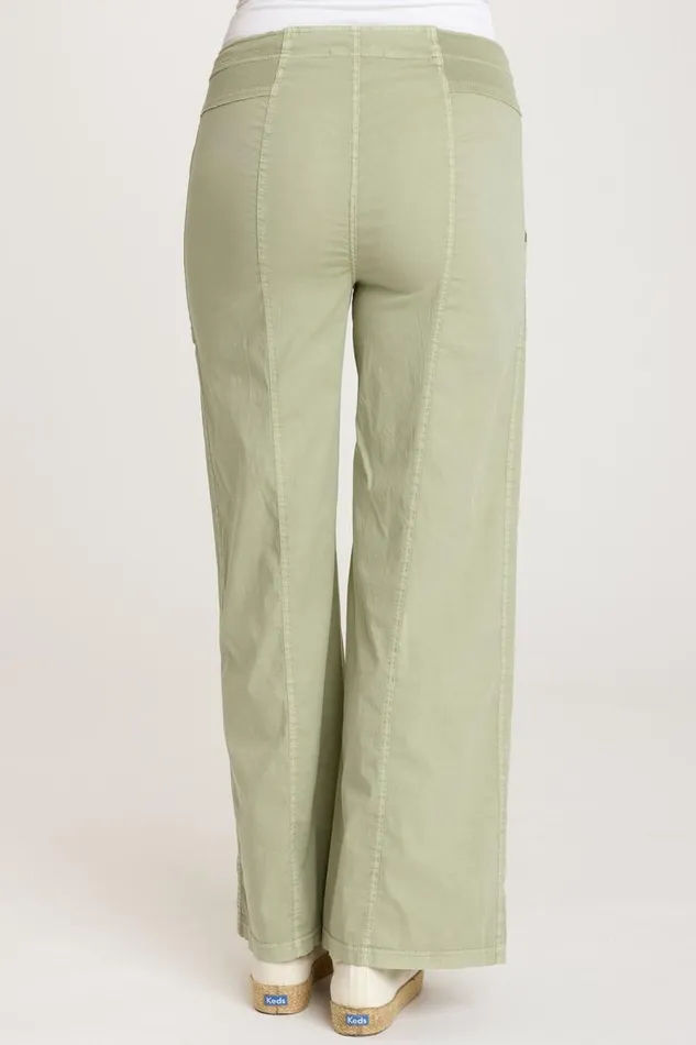 Nisha Wide Leg Limescent Pigment Clothing XCVI Pants