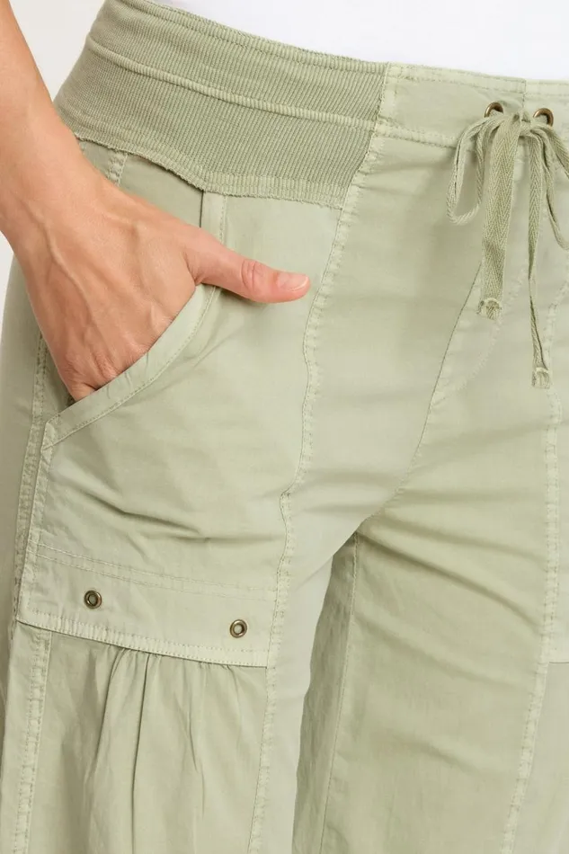 Nisha Wide Leg Limescent Pigment Clothing XCVI Pants