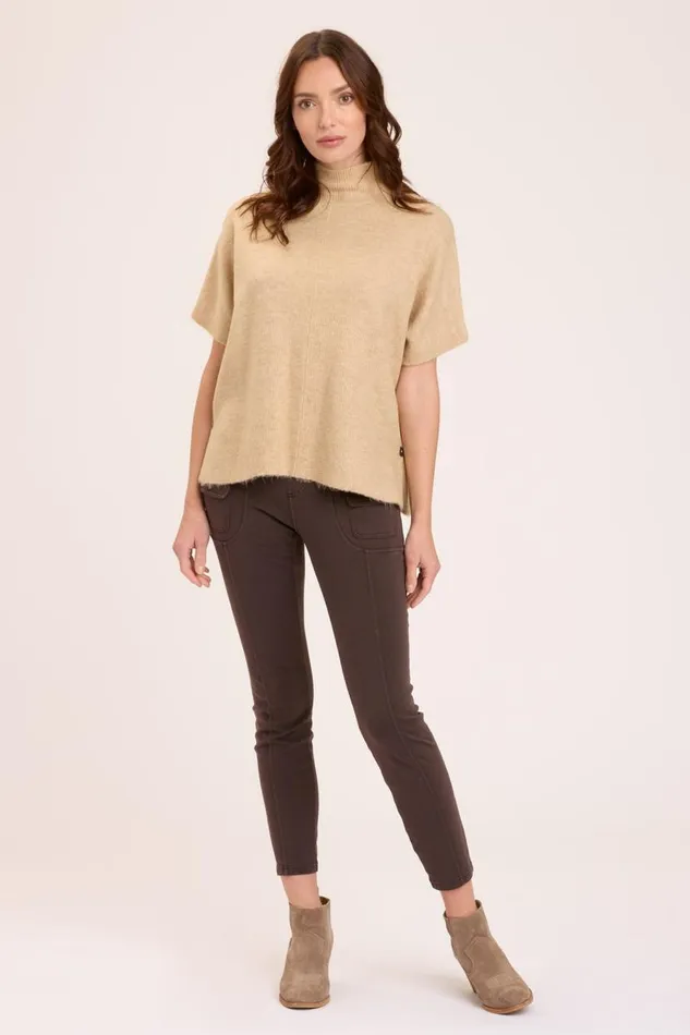 Norell Poncho Pale Camel Clothing XCVI Sweaters
