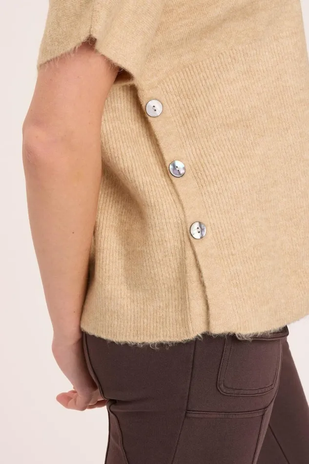 Norell Poncho Pale Camel Clothing XCVI Sweaters