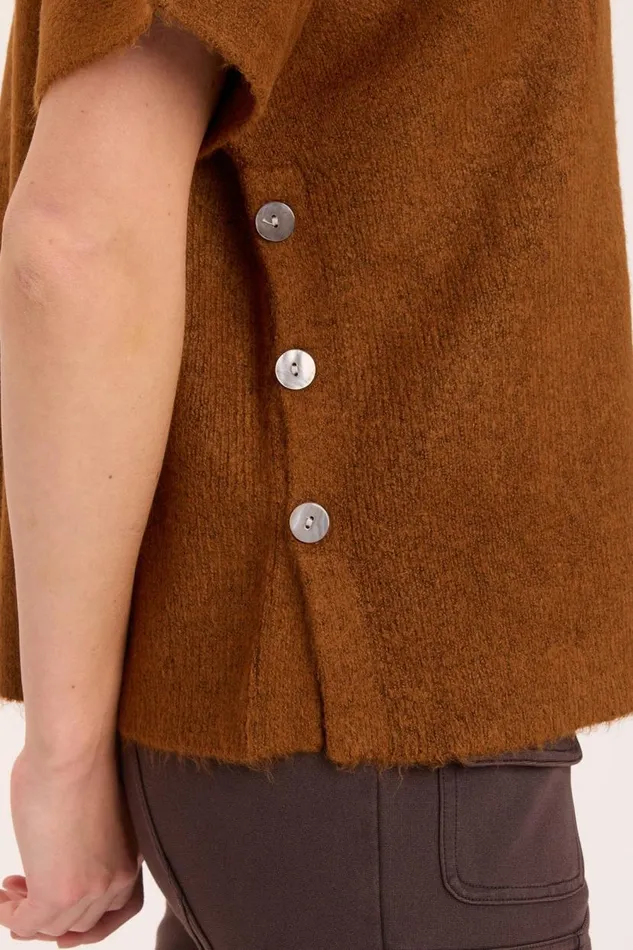 Norell Poncho Tawny Copper Clothing XCVI Sweaters
