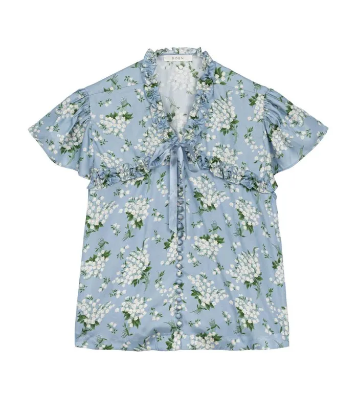 OPALINE TOP Sky May Bell Floral Shop DEN Tops