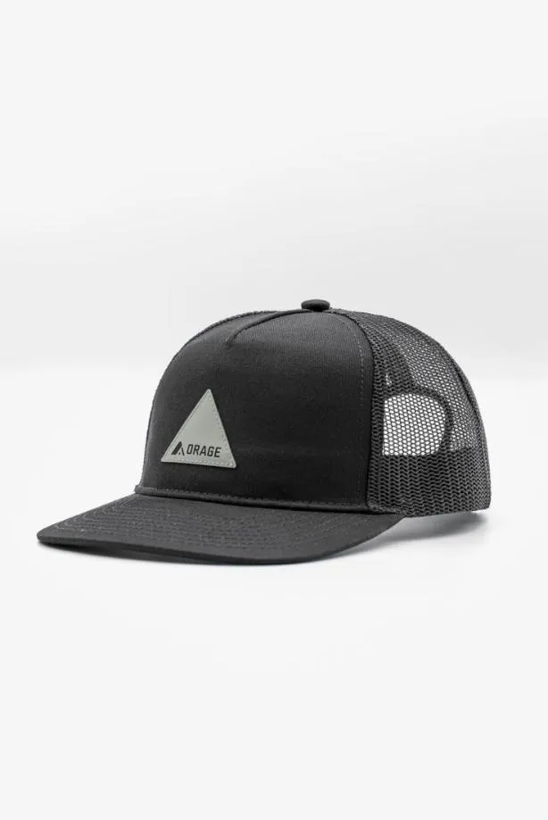 Orage Accessories Men Unisex Lumber Trucker HatBlack