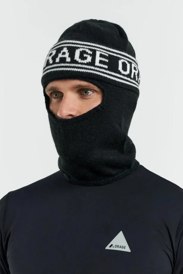 Orage Accessories MenWomen Bigfoot Face Mask BeanieBlack