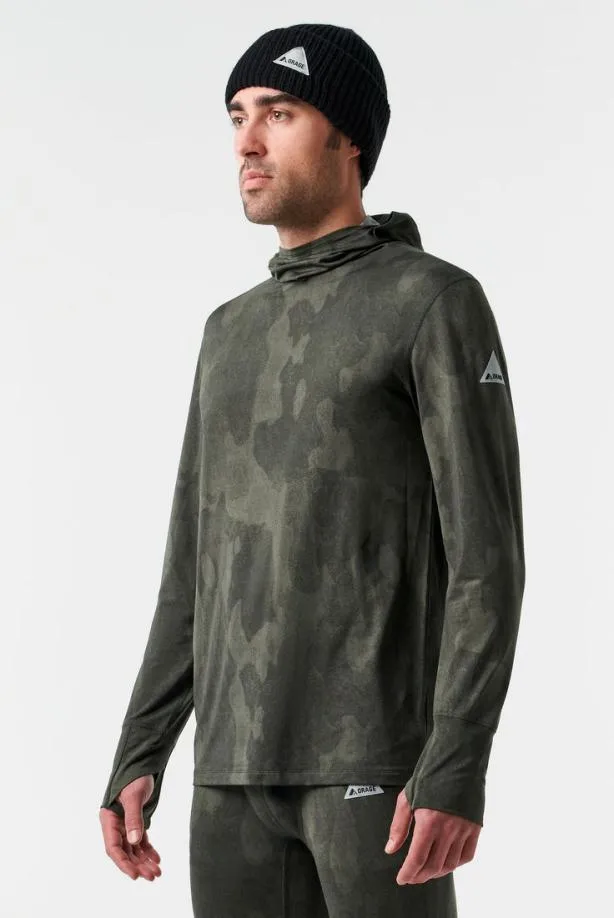 Orage Base Layers Men Bedrock Light Base LayerPrint Bark Camo Orage Base Layers Men Bedrock Light Base LayerPrint Bark Camo